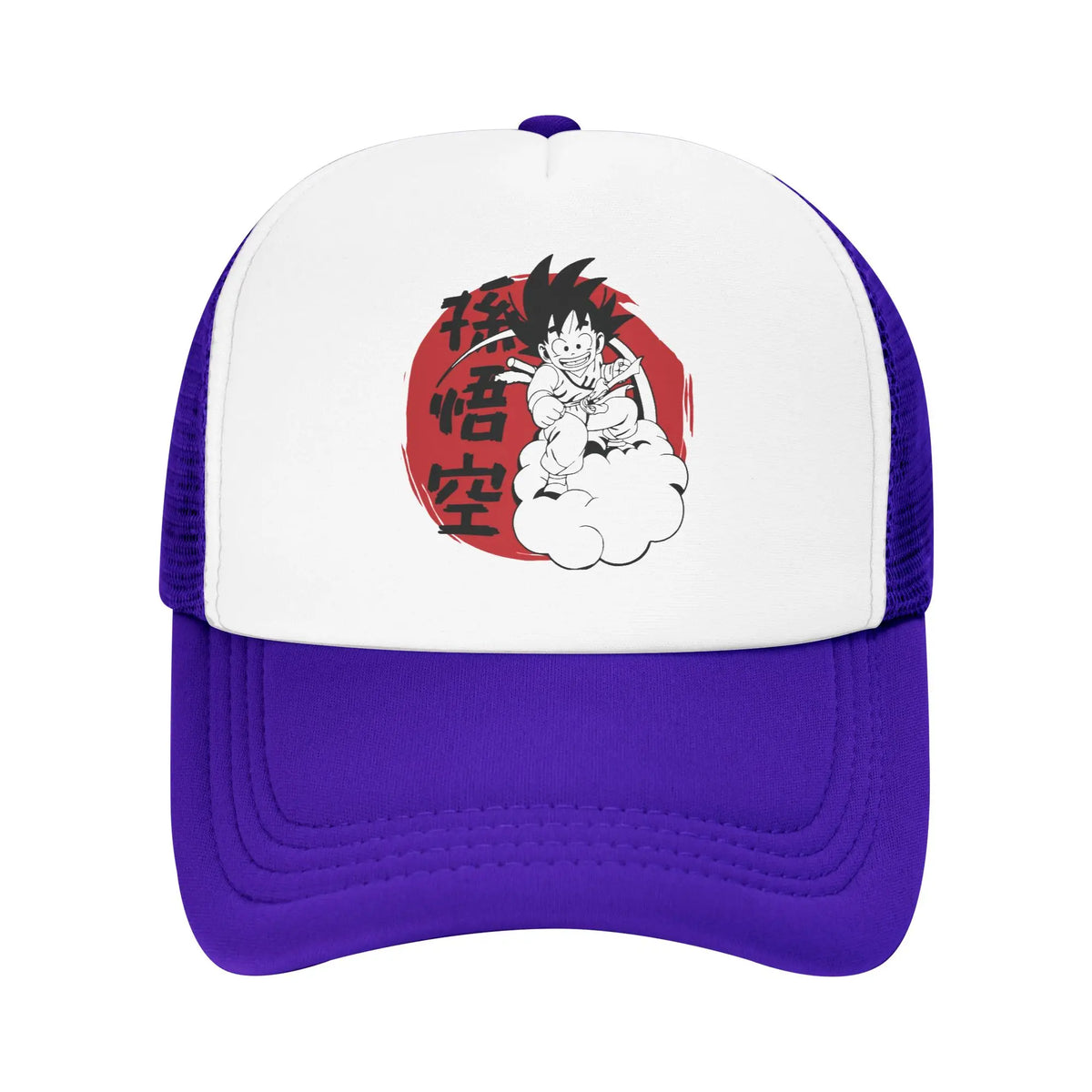 Son Gohan D-Dragon Ball Z Trucker-kasket Unisex udendørs kasketter Trucker-arbejdskasket Trucker-kasket Snapback-kasketter Mesh-baseballkasketter