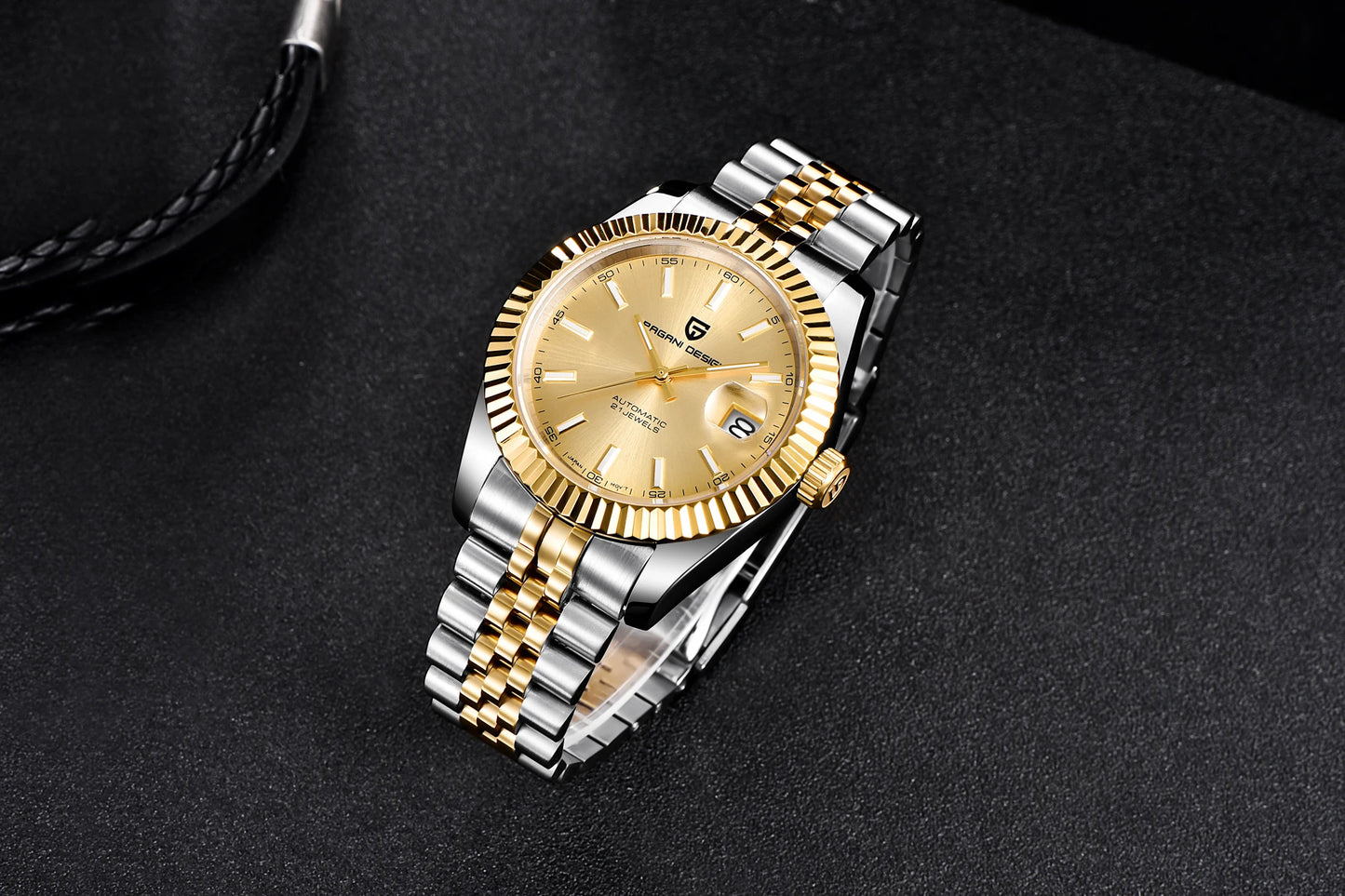 Relojes PAGANI DESIGN 2026 nuevos de lujo en oro y plata, relojes mecánicos para hombre, acero inoxidable, cristal de zafiro, reloj automático