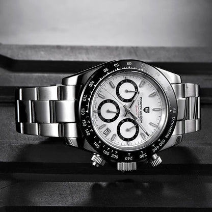 2026 New PAGANI DESIGN Brand Luxury Quartz Watch Sapphire Waterproof Luminous Men watch Japan VK63 Movt All Steel Chronograph