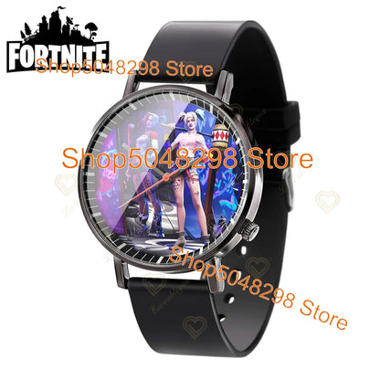 Fortnite Wristwatch for Men Women Watch Battle Game Print 2025 New Watches Quartz Wristwatch Female Children's Birthday Gifts