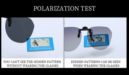 Men Fashion Clip On Polarized Sunglasses Lens Women Driver Flash Mirror Lens Sun Clips Glasses Cover Night Vision Eyewear UV400