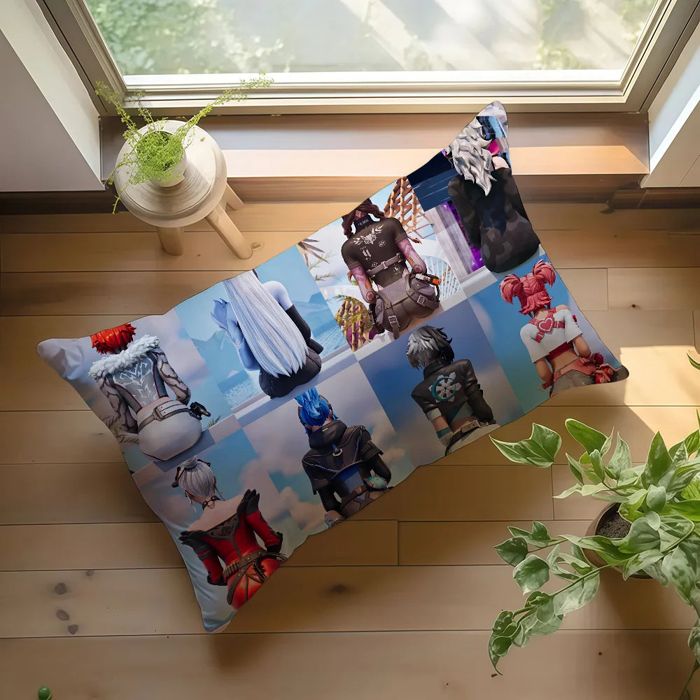 Battle royale game F-Fortnite c cushion cover Hit product Sofa living Room Office Rectangle Pillow Home Coffee Shop Bedding