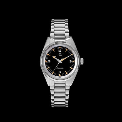 Thron T026 38mm  Watch Sapphire Crystal 316L Stainless Steel PT5000/Swiss Ronda Automatic Movement Vintage Style Men's Watch