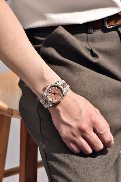 2026 New PAGANI DESIGN Enamel Dial DD36 Luxury Silver Gold Automatic Watch For Men AR Sapphire crystal Mechanical Wristwatch Men