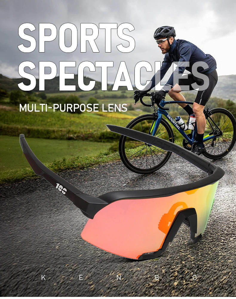 100 Bike Sunglasses Cycling Glasses for Man MTB Goggles Women Outdoor Camping Hiking Sports UV400 Riding Bicycle Eyewear