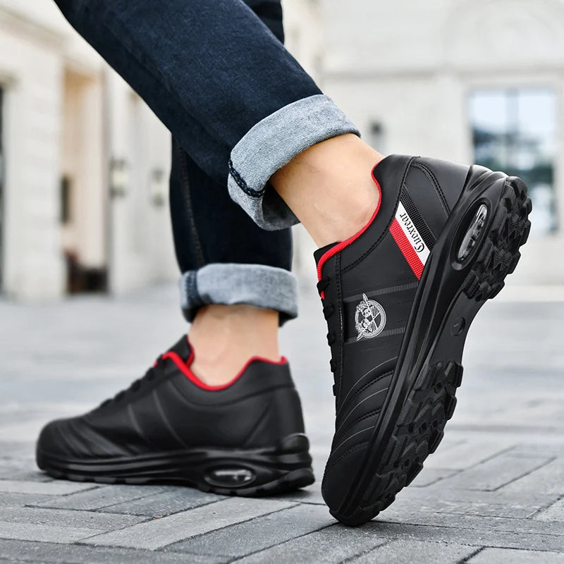 Mens Sports Shoes Big Size Breathable Comfortable Wear-resistant Snekaers Soft Sole Casual Flat Running Shoes for Man