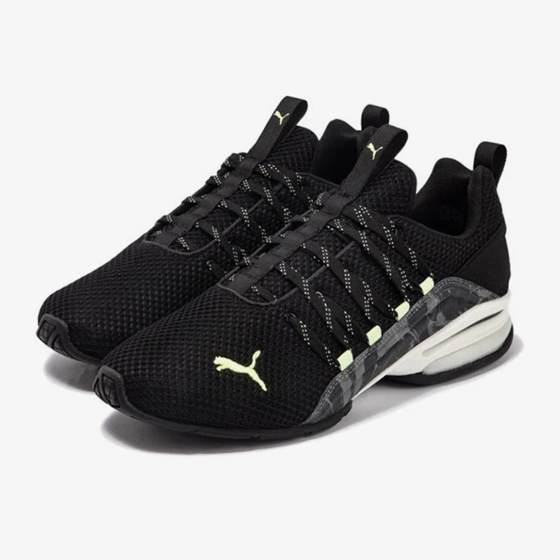 Puma Authentic Axelion, nouvelles chaussures de course pour hommes, modèle noir et blanc, idéales pour les trajets quotidiens, 310128-02.