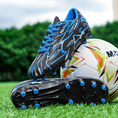 New Men Soccer Shoes Sport Training Football Boots Soft Ultralight Breathable Professional Sneakers Unisex Grass Cleats Match