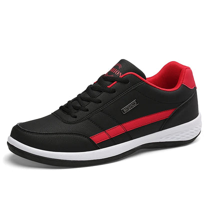New Men's Four Seasons Waterproof Walking Shoes Casual Men Leather Sports Shoes Non-Slip Camping Shoes Shoes Men's Tennis Shoes
