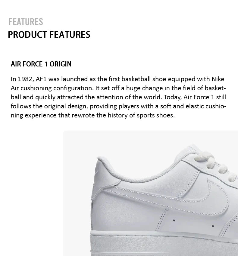 Original Nike Schuhe für Herren und Damen, neue AIR FORCE 1 Board-Schuhe, klassische modische AF1 Freizeitschuhe DD8959-100