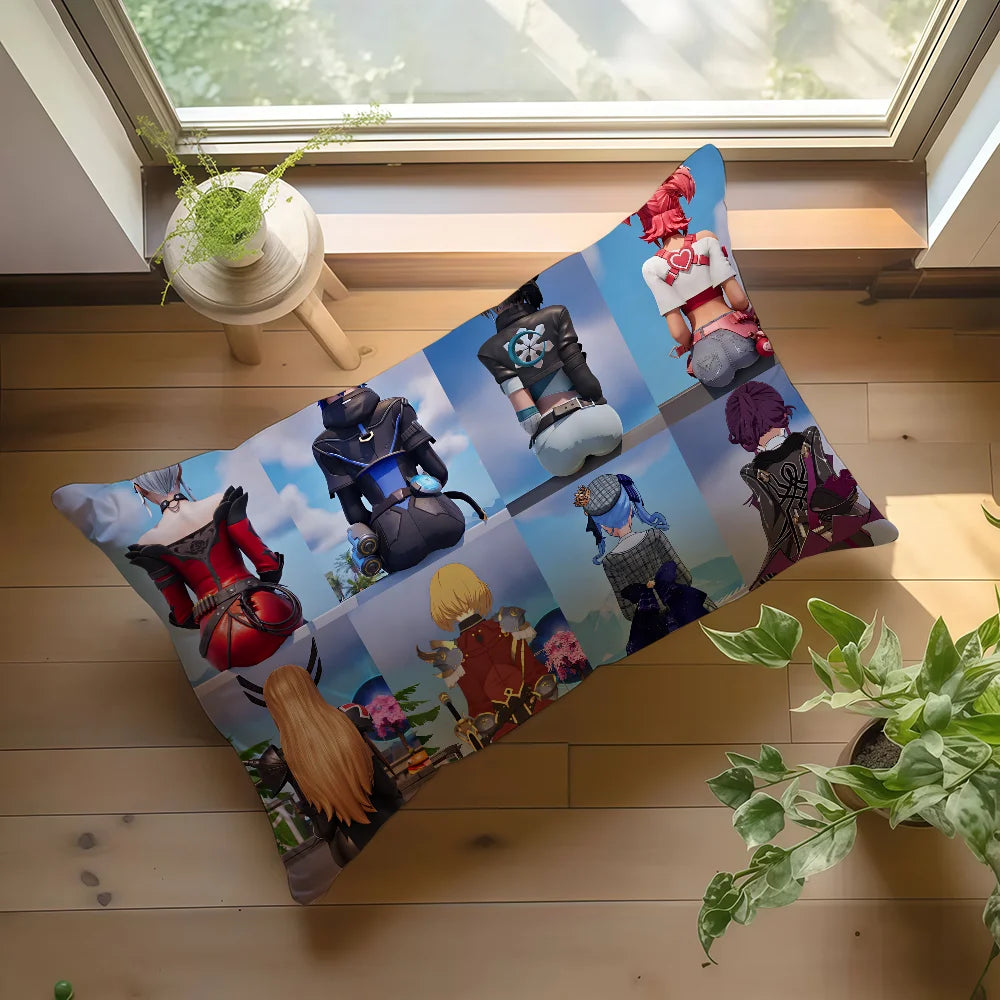 Battle royale game F-Fortnite c cushion cover Hit product Sofa living Room Office Rectangle Pillow Home Coffee Shop Bedding
