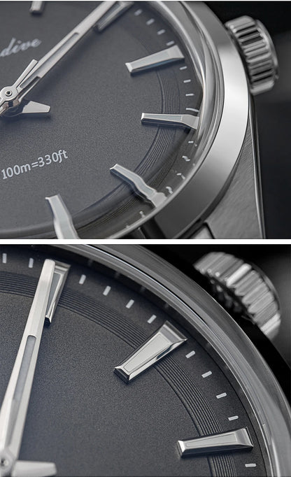 ADDIESDIVE 2024 New AD2066 Men's Watches Bubble Mirror Pot Cover Glass Stainless Steel Waterproof  Quartz Watch Man reloj hombre
