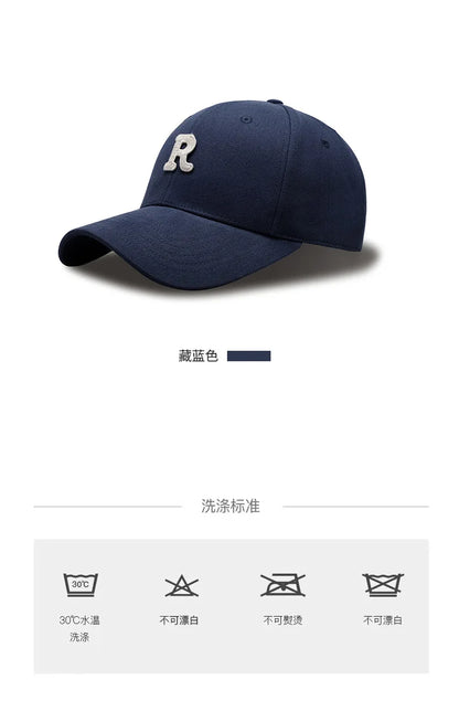 New model Big Head Baseball Cap for Men Cotton Outdoor Sport Snap Back Cap Dad Hats R Lette Large Size Deepen Trucker Cap