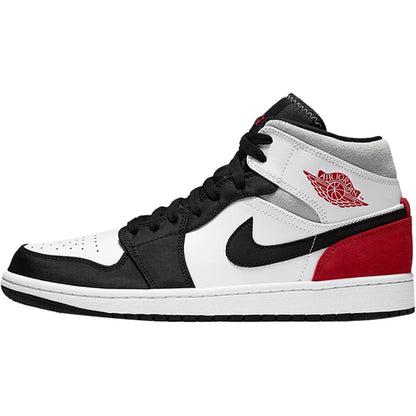 Nike originele Air Jordan 1 AJ1 heren mid-top sportieve basketbalschoen met demping 852542-100