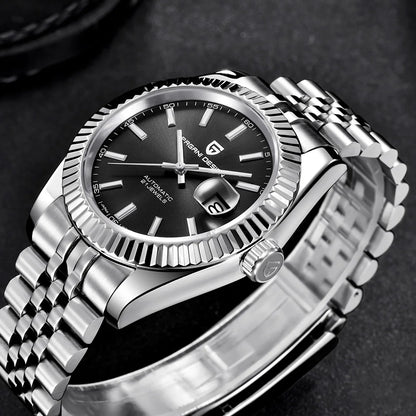 Relojes PAGANI DESIGN 2026 nuevos de lujo en oro y plata, relojes mecánicos para hombre, acero inoxidable, cristal de zafiro, reloj automático