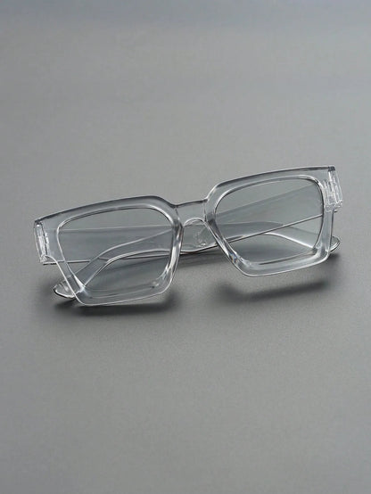 1/2 PC S Classic Fashion Square Plastic Frame Women Sunglasses For Men Daily Life Shades Eyewear Accessories.