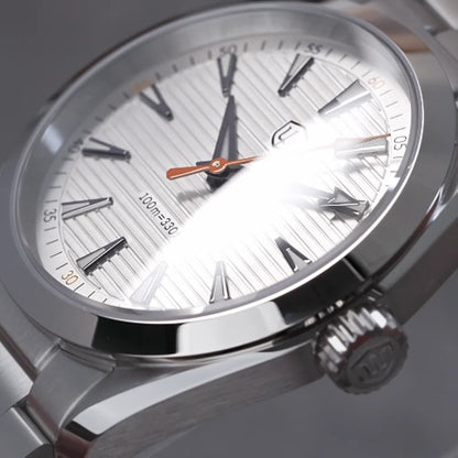 Watchdives WD0006 Watch VH31 Sweep Second Movement Domed Sapphire Crystal BGW9 Luminous 10Bar Waterproof 38mm Vintage Watches