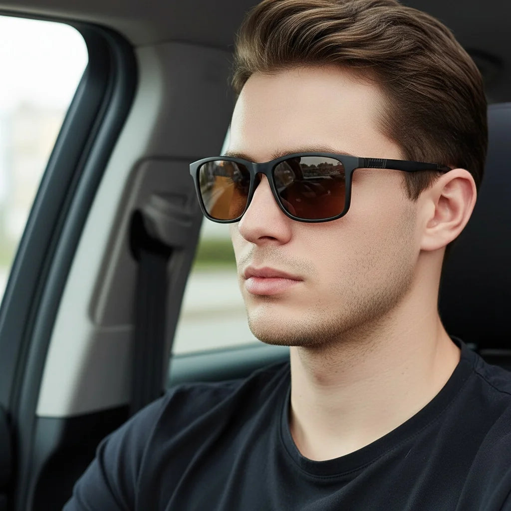 Sunglasses For Men And Women For Fishing  Cycling Sun Protection  New Metal Fashionable Sunglasses 3501