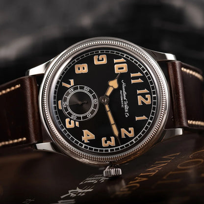 Hruodland 2024 New Retro Classic Men Watches Automatic Mechanical Stainless Steel Brown Leather Diving Wristwatch for Male
