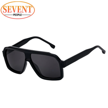 Classic Oversized Square Sunglasses Men 2026 Luxury Brand Trendy Metal Big Frame Goggles Eyewear Stylish Sun Glasses For Ladies