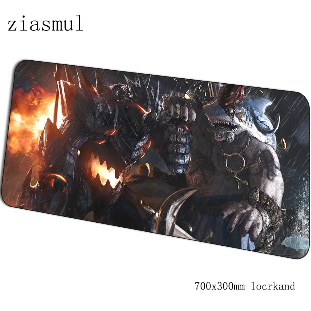 Overwatch pelės kilimėlis, animacinio stiliaus kompiuterio kilimėlis 700x300x3mm, didelis žaidimų pelės kilimėlis, Indie Pop klaviatūros kilimėlis PC žaidėjų stalui
