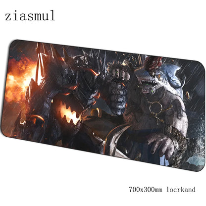 Overwatch pelės kilimėlis, animacinio stiliaus kompiuterio kilimėlis 700x300x3mm, didelis žaidimų pelės kilimėlis, Indie Pop klaviatūros kilimėlis PC žaidėjų stalui