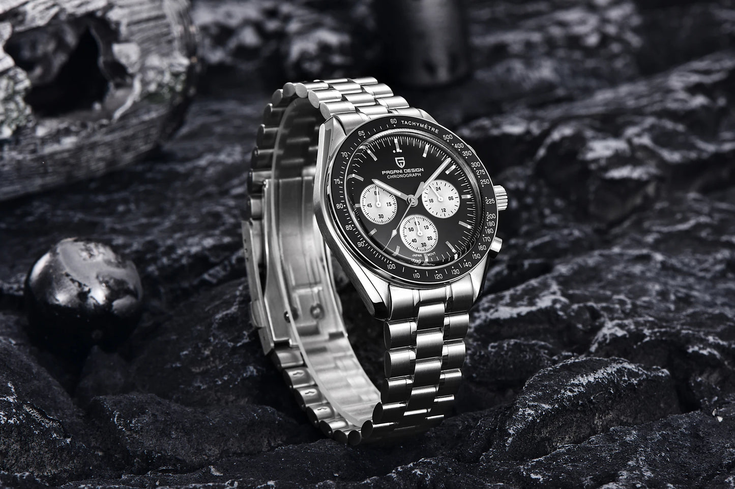 2026 New PAGANI DESIGN Mens Watches Panda Moon Watch Luxury Quartz Watch For Men Automatic Date Sport Chronograph Wristwatch Men