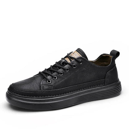 Classic Men's Sneakers Platform Slip on Casual Shoes for Men Leather Sneakers New Comfort Flat Shoes Spring Men's Loafers Shoes