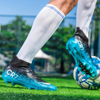 Autumn Hot Selling Shock-Absorbing Adult Football Shoes Soft and Stable Sports Shoes Rebound Wrapped Lightweight Cleats
