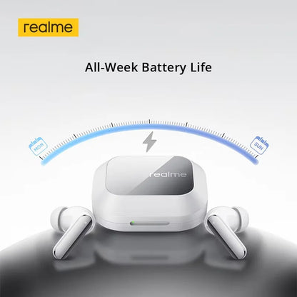 realme Buds Air 8 Pro Wireless Bluetooth 6.1 Earbuds – 55dB Active Noise Cancelling, LHDC 5.0, AI Translation, IP55 Waterproof TWS Earphones