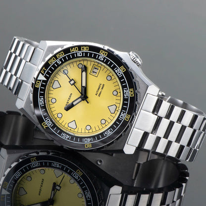 SEESTERN SUB600T V3 Mens Watch Automatic Diving Sapphire Wristwatch NH35 Movement Ceramic Bezel Luminous Date Jubilee Waterproof