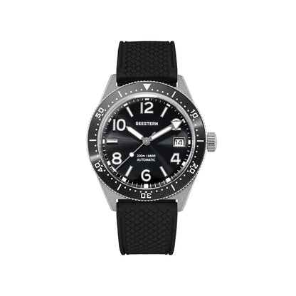 SEESTERN Diver Men Watch Automatic Mechanical Wristwatches NH35 Movement Ceramic Bezel 20Bar Waterproof Sapphire Luminou S434-2