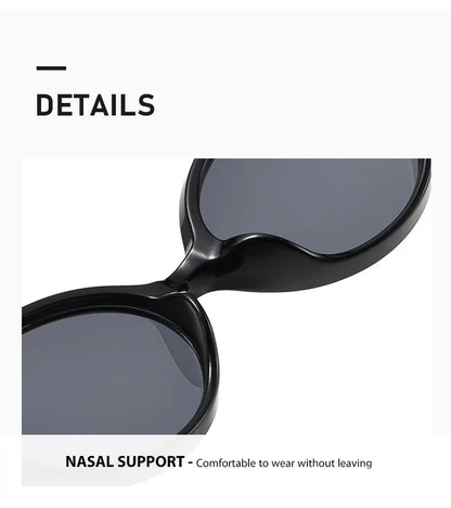 Small Fashion Oval Leopard Sunglasses Women Lovely Ins No Makeup Anti Blue Light Glasses Cute Decorative Computer Glasses 선글라