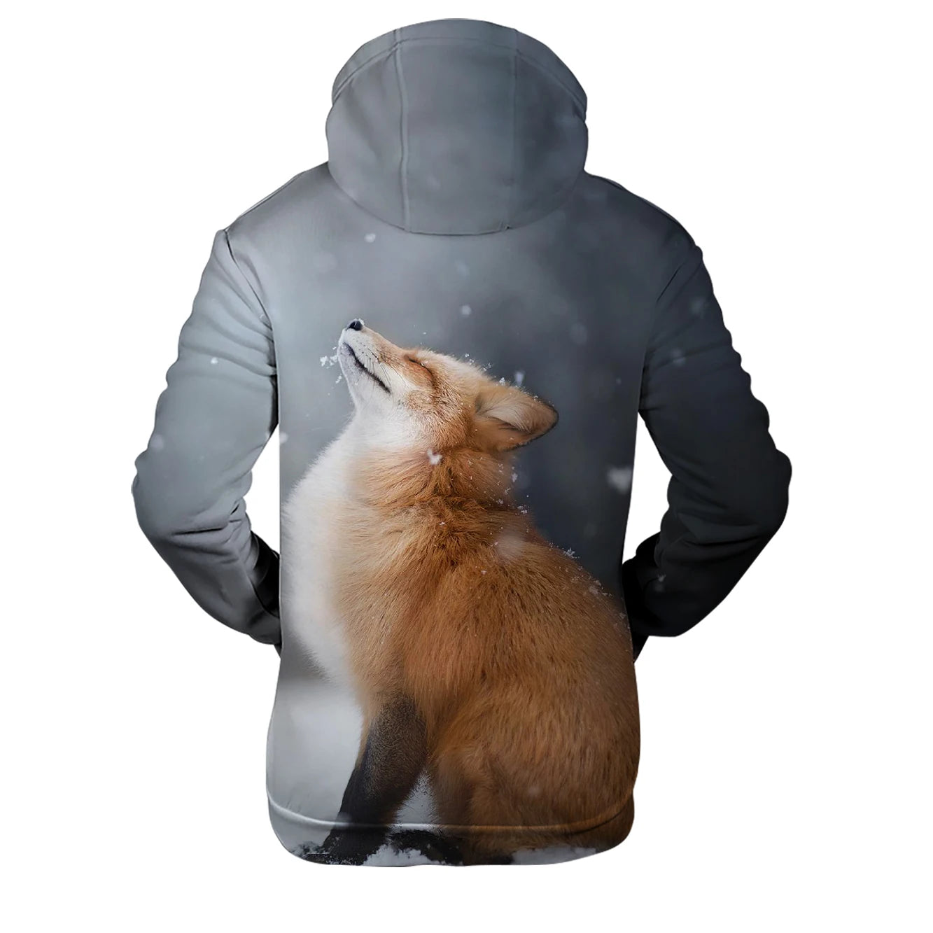 Sudaderas con capucha y sudaderas casuales con estampado 3D de zorro, cómodas y originales, estilo hip hop popular, para hombre/mujer y adulto/niño
