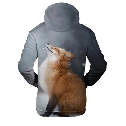 Sudaderas con capucha y sudaderas casuales con estampado 3D de zorro, cómodas y originales, estilo hip hop popular, para hombre/mujer y adulto/niño