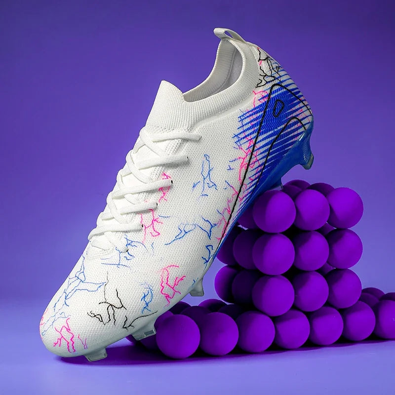 New Men's Football Boots, Non-Slip Soccer Shoes, Training Sneakers, FG Top Quality Cleats, Wholesale Drop Shipping, Unisex Adult