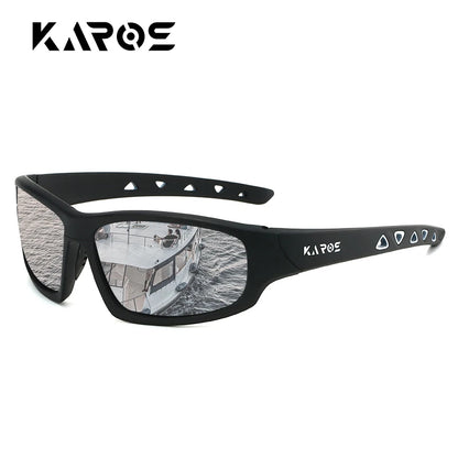 KAROS HD Polarized Anti-UV Sports Sunglasses Men Women Hiking Cycling Goggles with Complete Packaging Set YZ2029