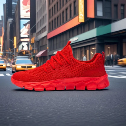 Heren sneakers van mesh, lichtgewicht damesschoenen, casual platte schoenen, hardloopsportschoenen voor heren, zachte ademende tennissneakers voor mannen