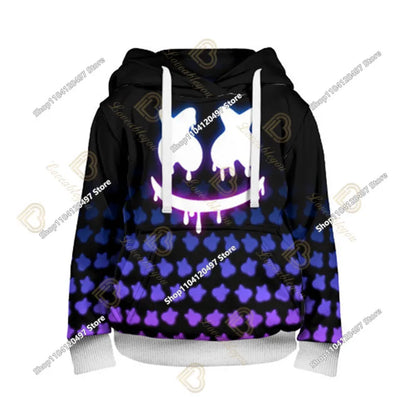 2-14Y Sweatshirt Fortnite Child Print Hoodie Sweatshirts Boys Girls Fashion Harajuku Jacket Kids Clothes Games Cosplay Costume