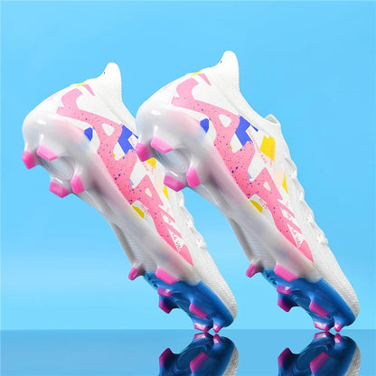 New Men's Soccer Shoes Adult Non-Slip Boys Adult Futsal Sport Football Boots Grass Cleats Indoor Ultralight Turf Comfortable