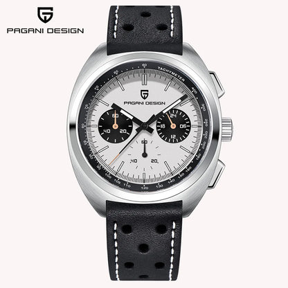 Relógio masculino de quartzo Pagani Design 2026 Fashion, marca de topo de luxo, safira, cronógrafo masculino VK63 em aço, de mergulho