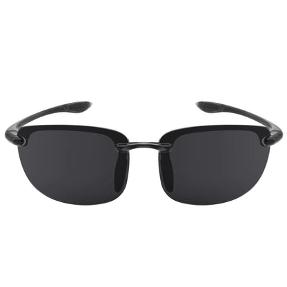 JULI Sports Sunglasses for Men Women TR90 Rimless Frame UV400 Protection for Cycling Running Fishing Baseball Driving 8001