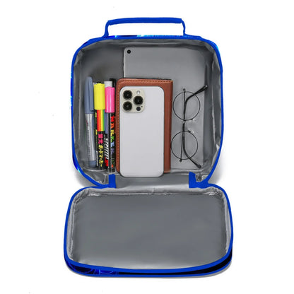 2026 New Arrival Sonic School Bag Lunch Bag Pencil Case Boys Girls Daily Use Book Cartoon Book Bags For Kids Christmas Gift