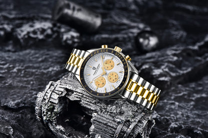 2026 New PAGANI DESIGN Mens Watches Panda Moon Watch Luxury Quartz Watch For Men Automatic Date Sport Chronograph Wristwatch Men
