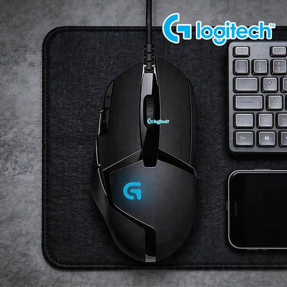 Mouse de gaming Logitech G402 Fusion Engine Tech, 4 setări DPI, procesor pe 32 de biți, antiderapant, pentru gaming competitiv profesional