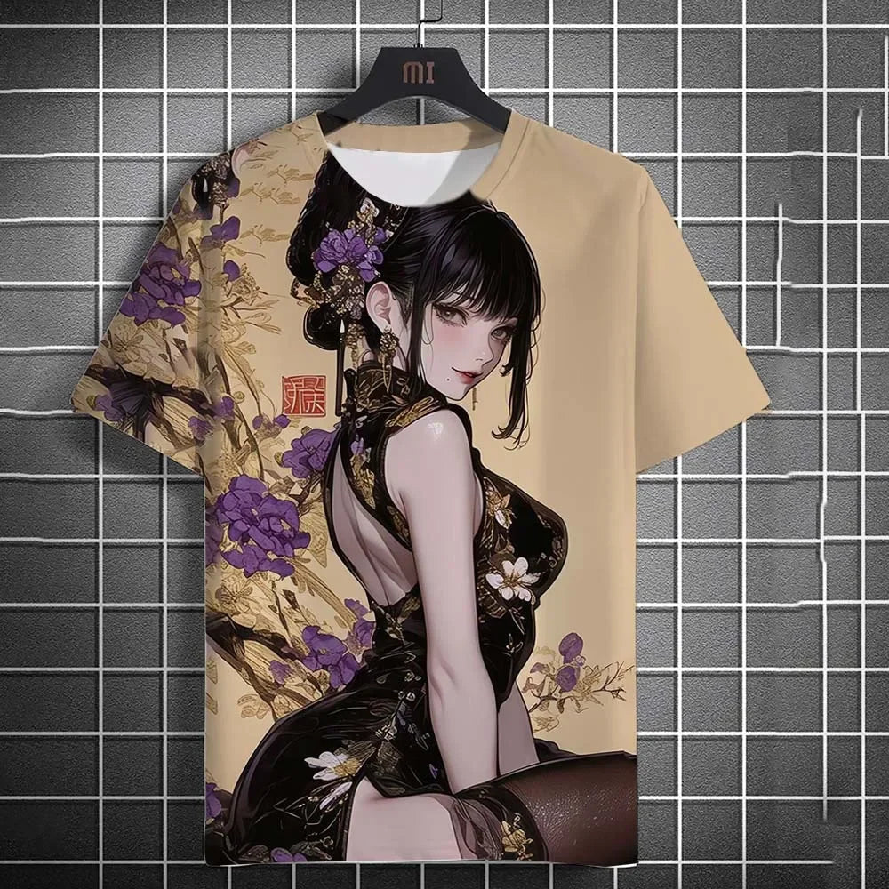 3D Printed Cool Boy Snake Butterfly T Shirt For Men Colorful Cartoon Pattern T-Shirts Summer Street Short-Sleeved Tees Loose Top