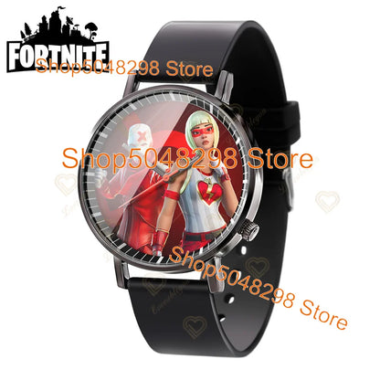 Fortnite Wristwatch for Men Women Watch Battle Game Print 2025 New Watches Quartz Wristwatch Female Children's Birthday Gifts