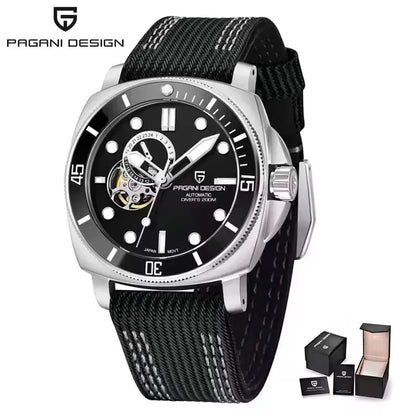 PD1736 PAGANI DESIGN 2025 Men Automatic Mechanical Watches Casual Fashion Sapphire Stainless Steel Diving TMI NH39 Men's Watch