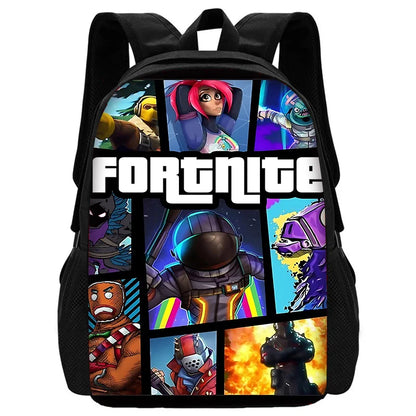 Mochilas Escolares FortniteS Hot Game para Crianças, Rapazes e Raparigas, Presente de Aniversário para Estudantes, Unissexo, Duráveis, para Escola e Campismo