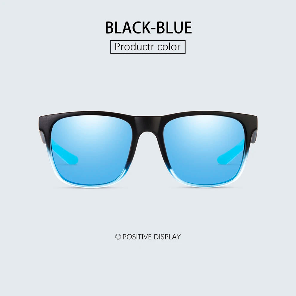 Fashion Sun Glasses Square Polarized Sunglasses man Driving Fishing Luxury Brand Designer UV400 Eyewear